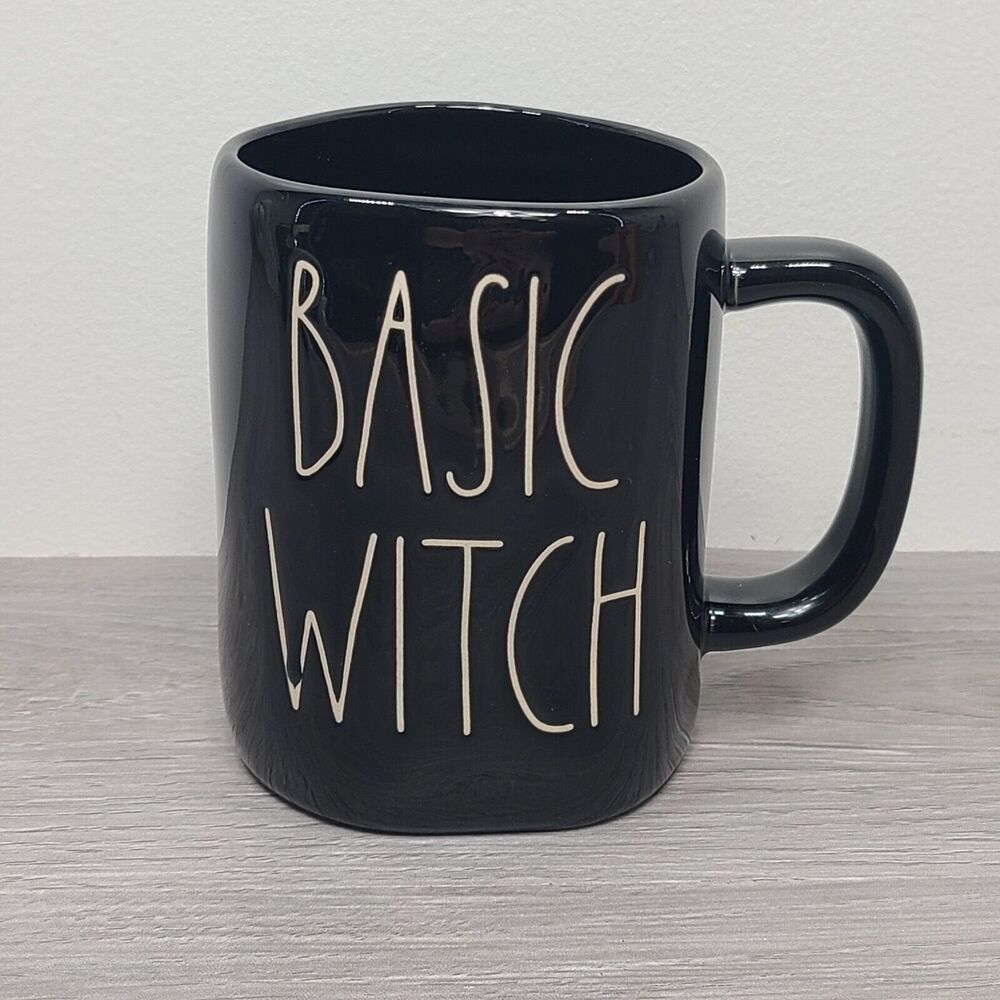 Rae Dunn Magenta Halloween Black Mug Basic Witch